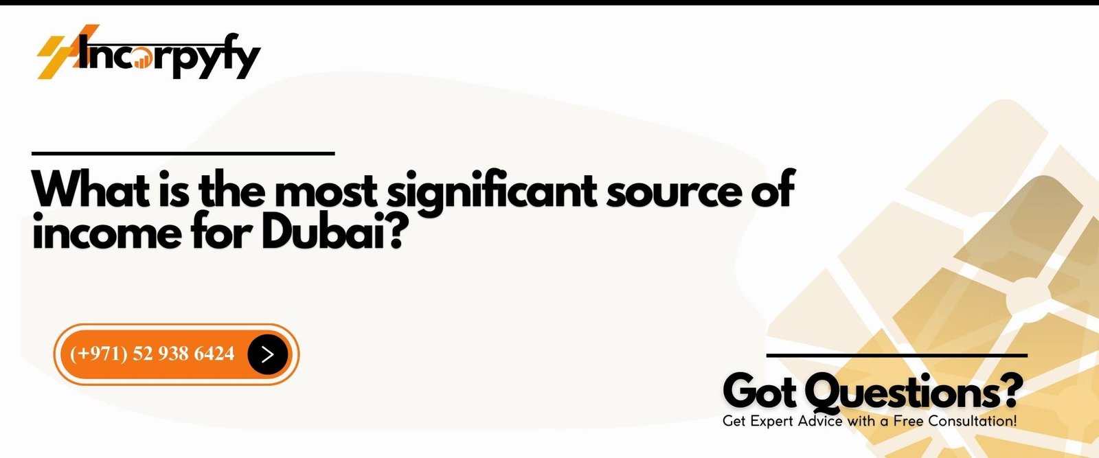 What is the most significant source of income for Dubai?