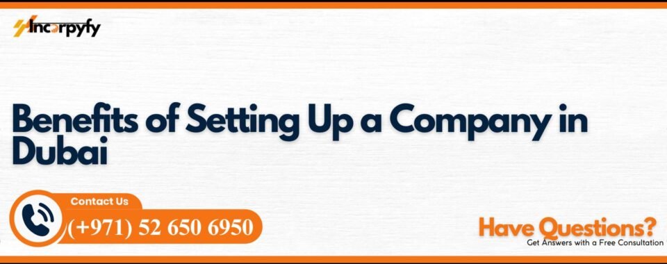 Benefits of Setting Up a Company in Dubai
