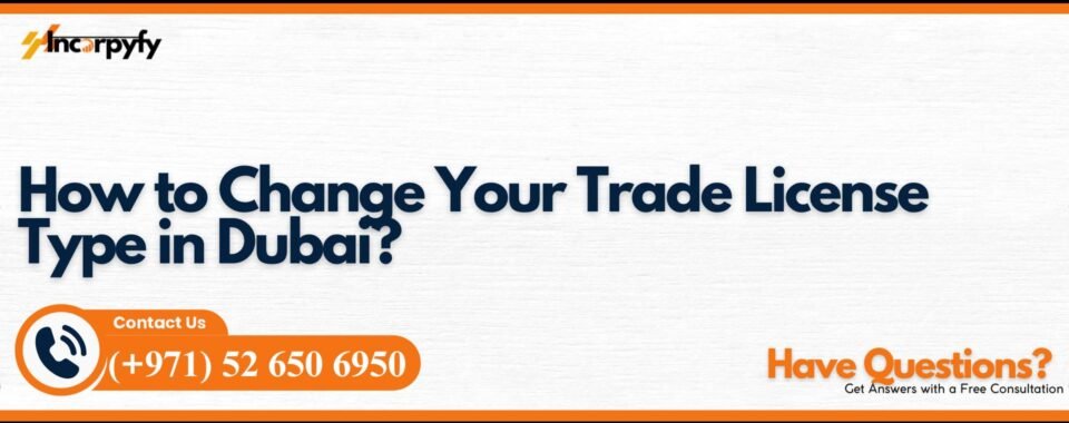 How to Change Your Trade License Type in Dubai?