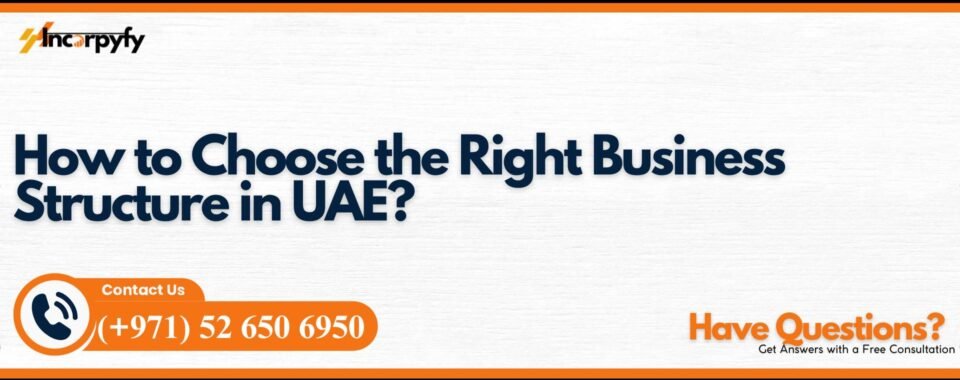 How to Choose the Right Business Structure in UAE?