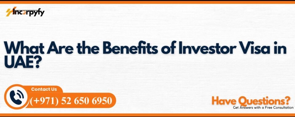 What Are the Benefits of Investor Visa in UAE?