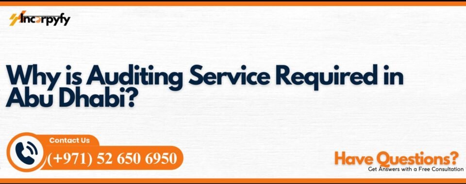 Why is Auditing Service Required in Abu Dhabi?
