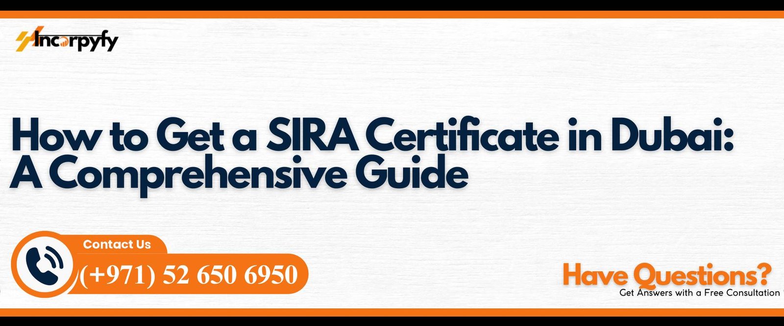 How to Get a SIRA Certificate in Dubai: A Comprehensive Guide