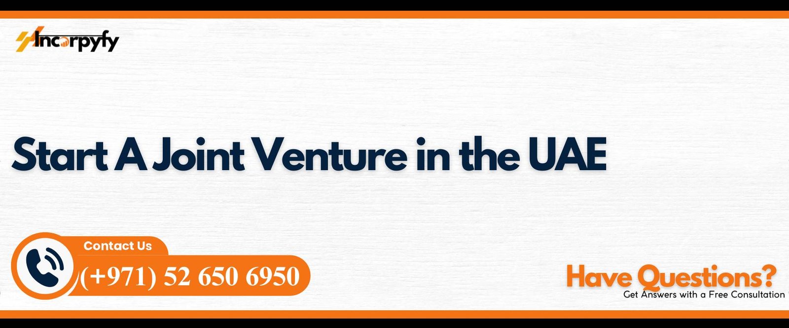 Start A Joint Venture in the UAE