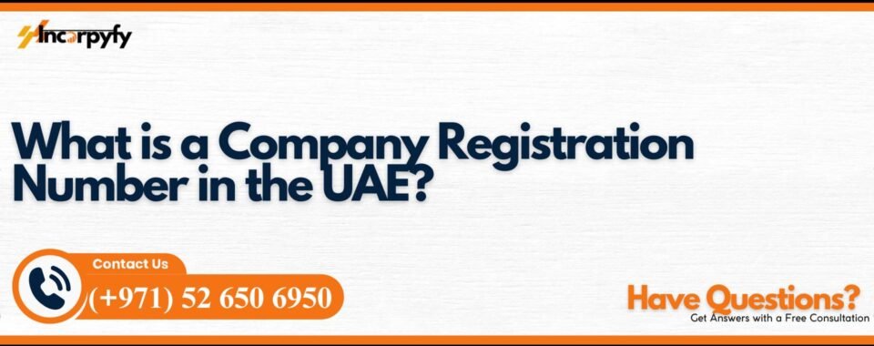 What is a Company Registration Number in the UAE?