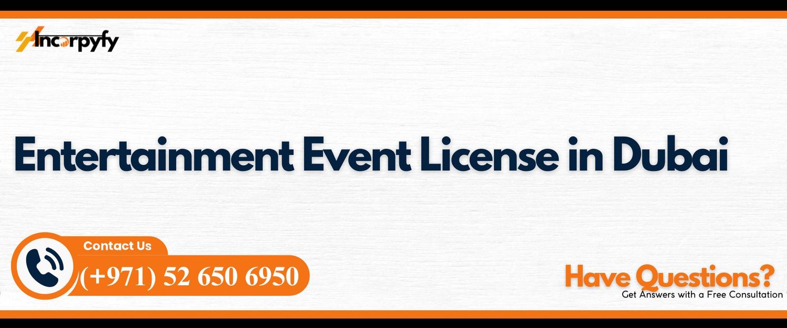 Entertainment Event License in Dubai