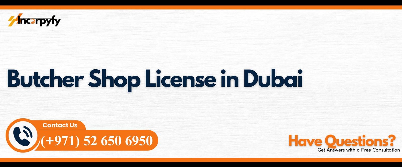 Butcher Shop License in Dubai