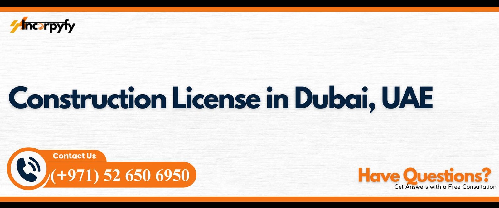 Construction License in Dubai, UAE