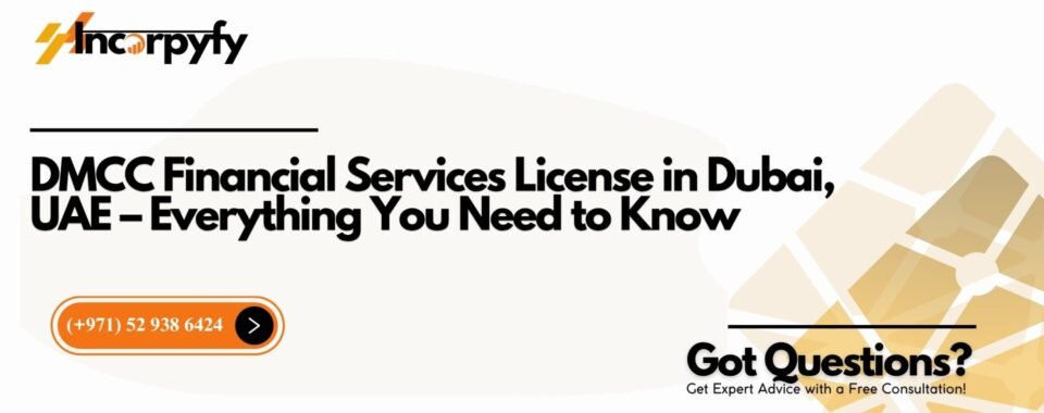 DMCC Financial Services License in Dubai, UAE