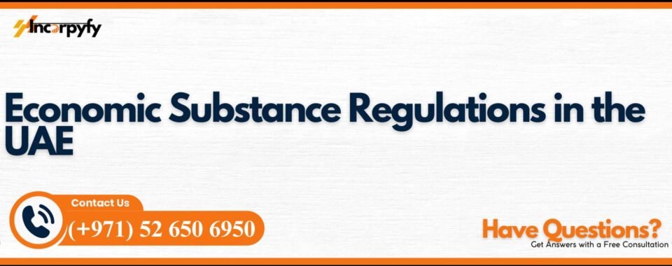 Economic Substance Regulations in the UAE