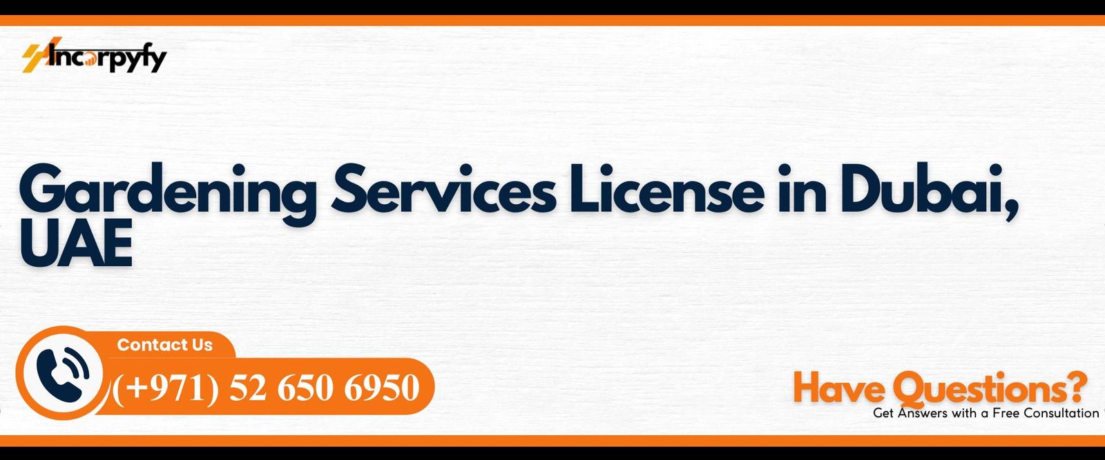 Gardening Services License in Dubai, UAE