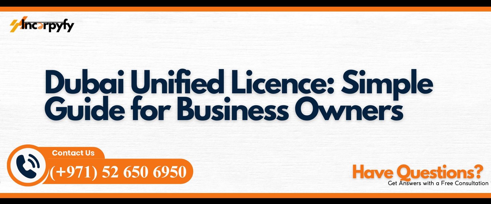 Dubai Unified Licence