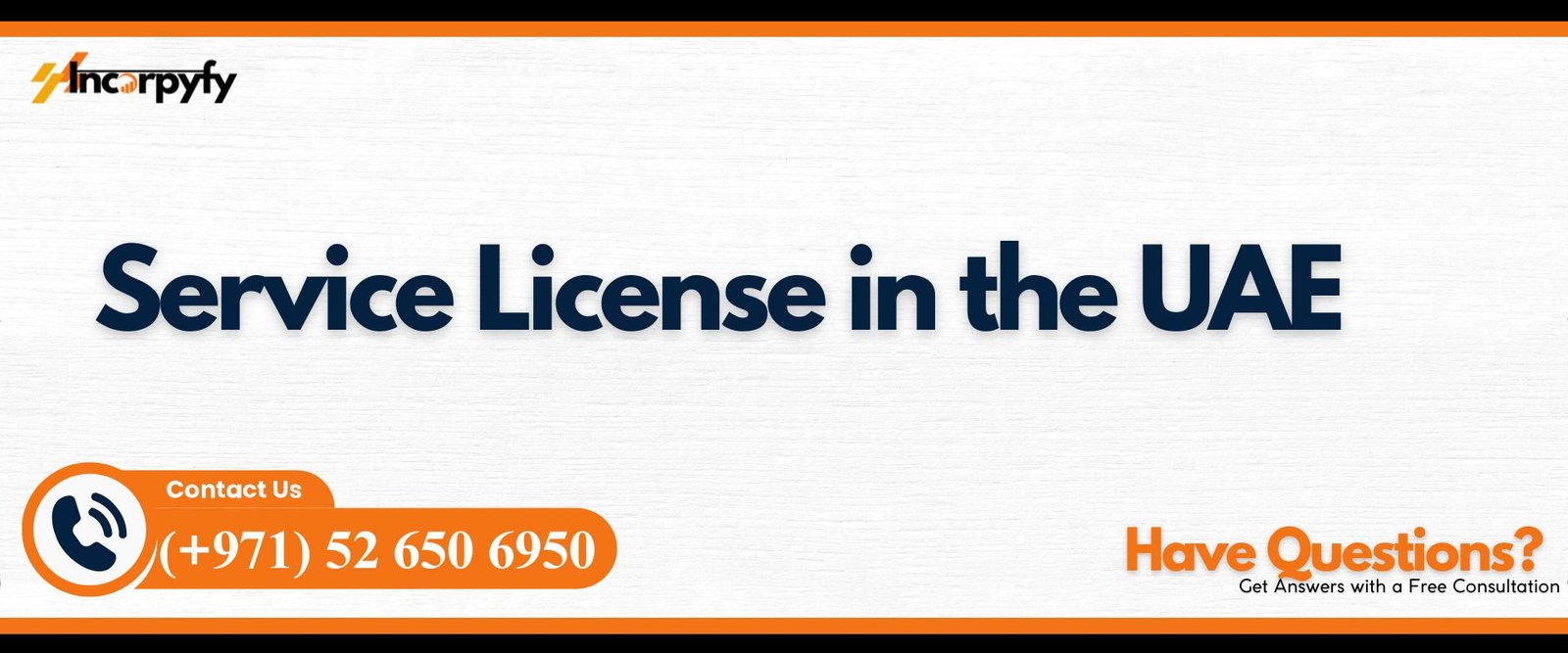 Service License in the UAE