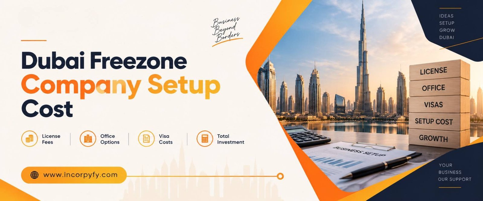 Dubai Free zone business setup cost