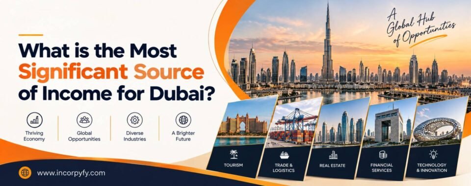 most significant source of income for dubai