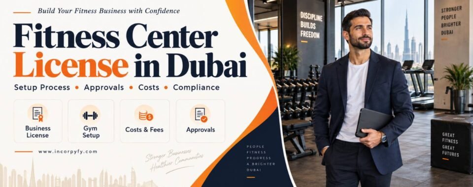 Fitness center license in Dubai application guide