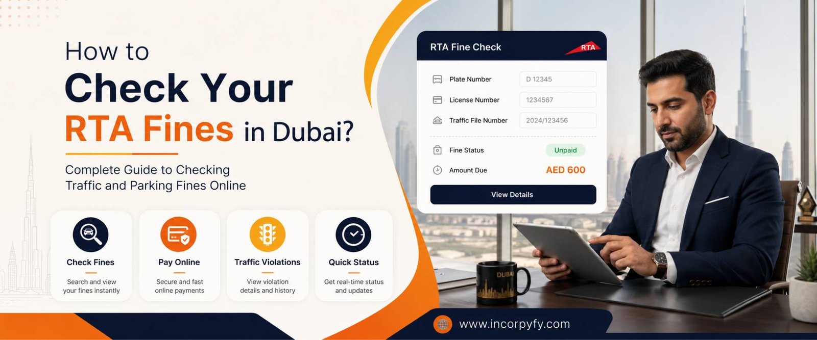 Check Your RTA Fines in dubai