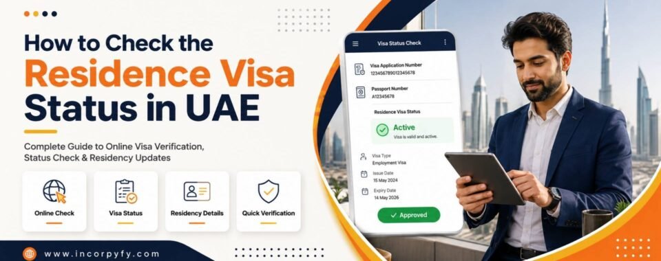 Check the Residence visa status in UAE