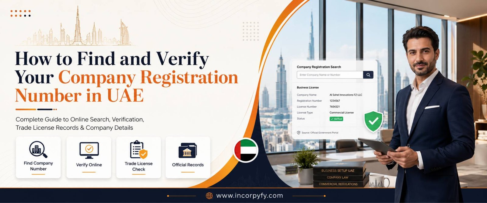 Company registration number in UAE
