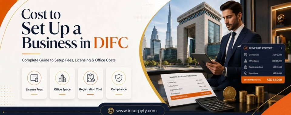 Cost to setup a business in DIFC