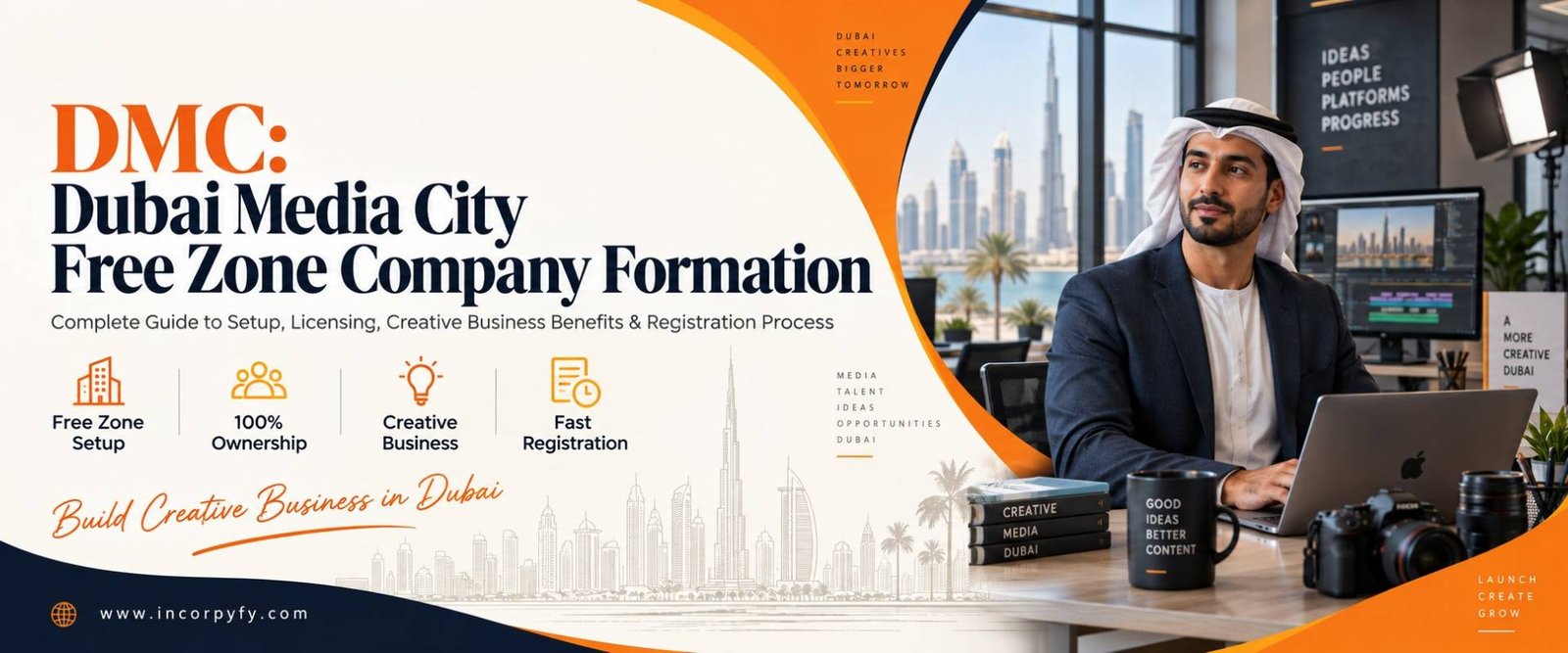 DMC Dubai media city free zone company formation