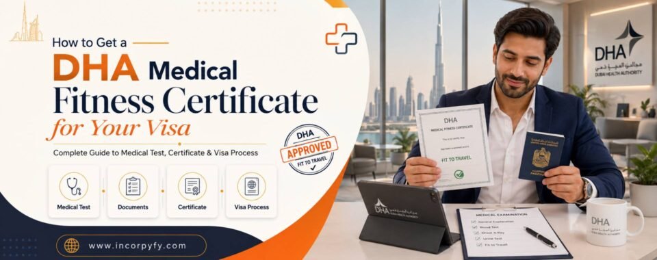 Dha Medical Fitness Certificate for your visa
