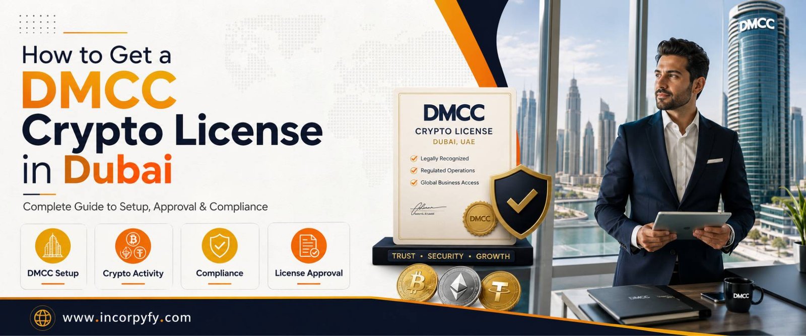 Dmcc Crypto license in dubai