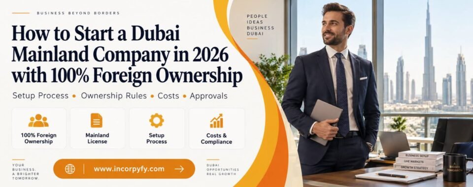 Dubai mainland company with 100 percent foreign ownership guide