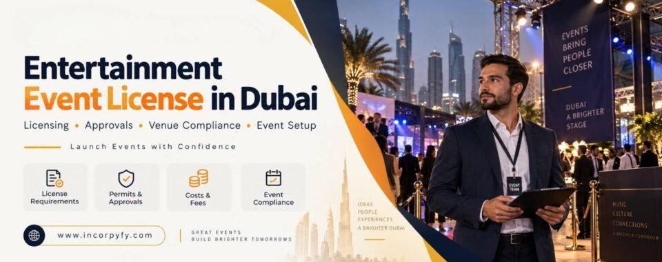 Entertainment event license in Dubai application guide