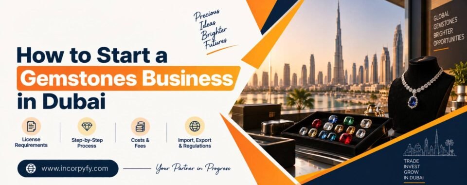 Gemstones business in Dubai setup guide