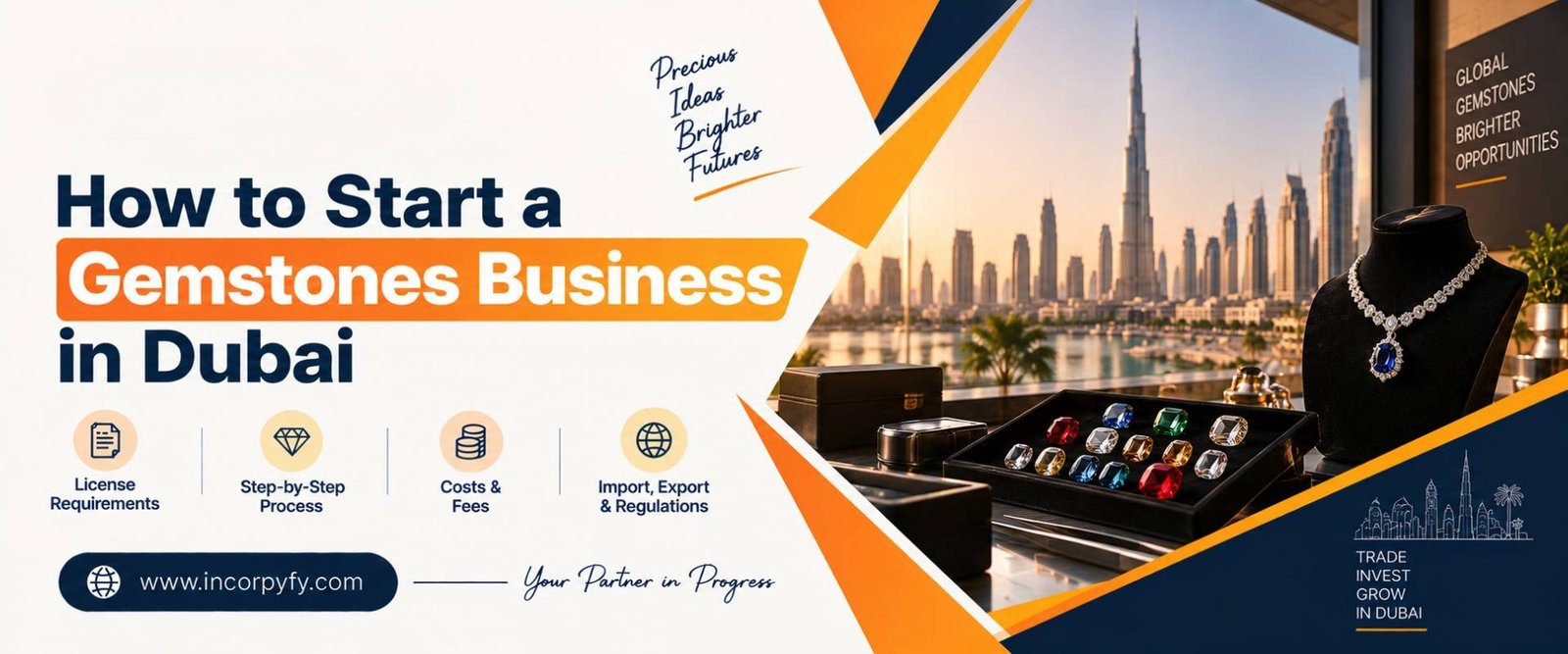 Gemstones business in Dubai setup guide