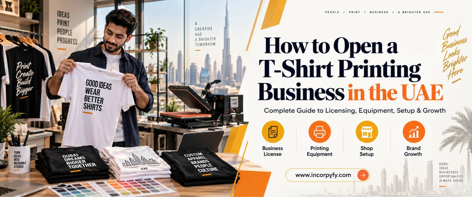 How to Open a T-Shirt Printing Business in the UAE