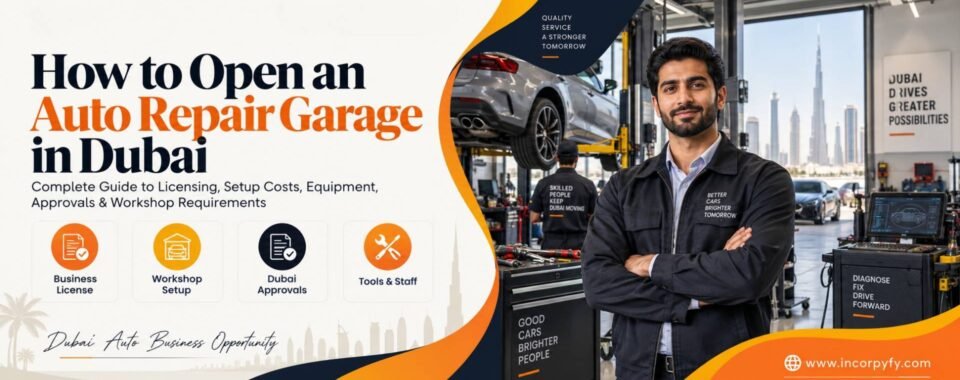 How to Open an Auto Repair Garage in Dubai