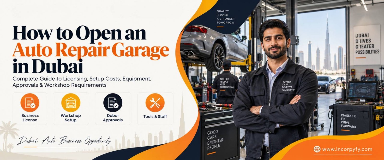How to Open an Auto Repair Garage in Dubai