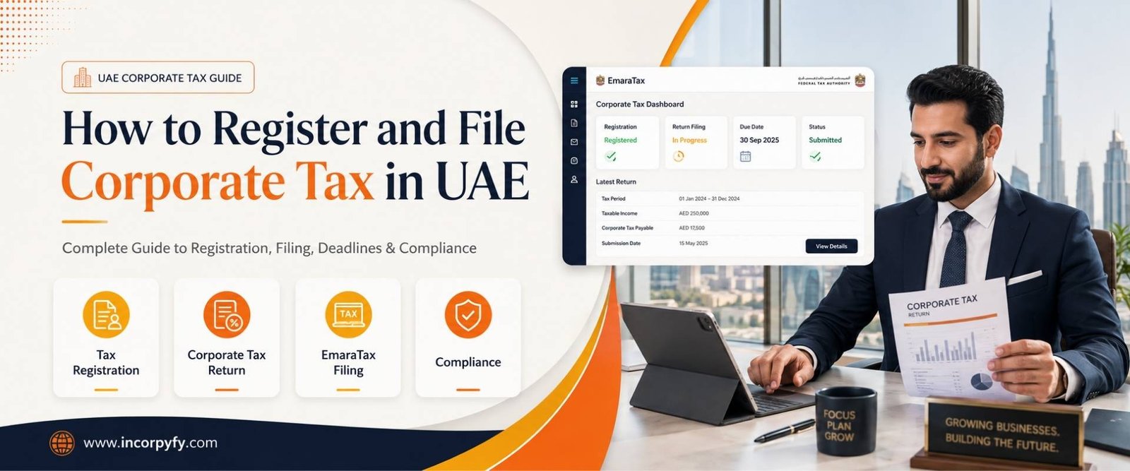 How to Register and File Corporate Tax in UAE