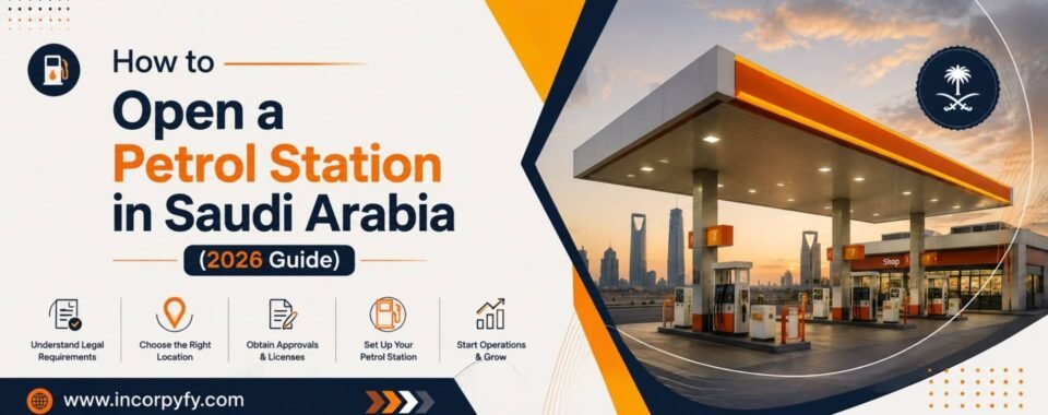 How to open a petrol station in saudi arabia