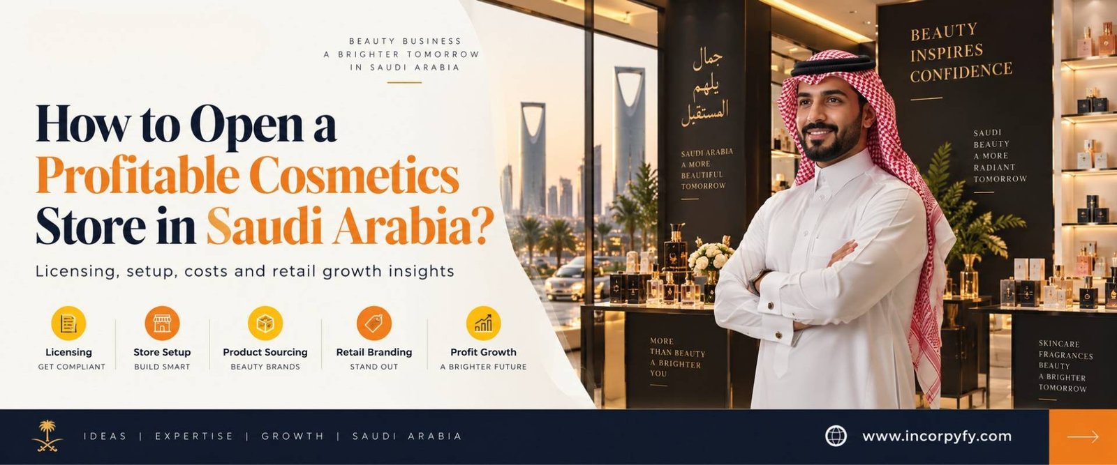 How to open a profitable cosmetics store in Saudi Arabia guide
