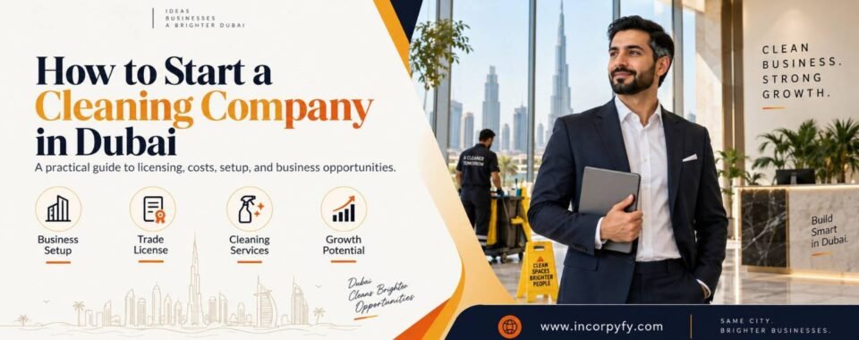How to start a cleaning company in Dubai setup guide
