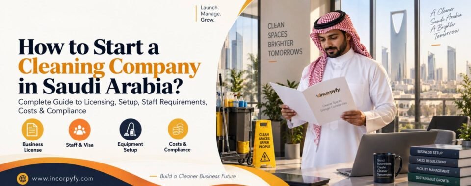 How to start a cleaning company in Saudi Arabia setup guide