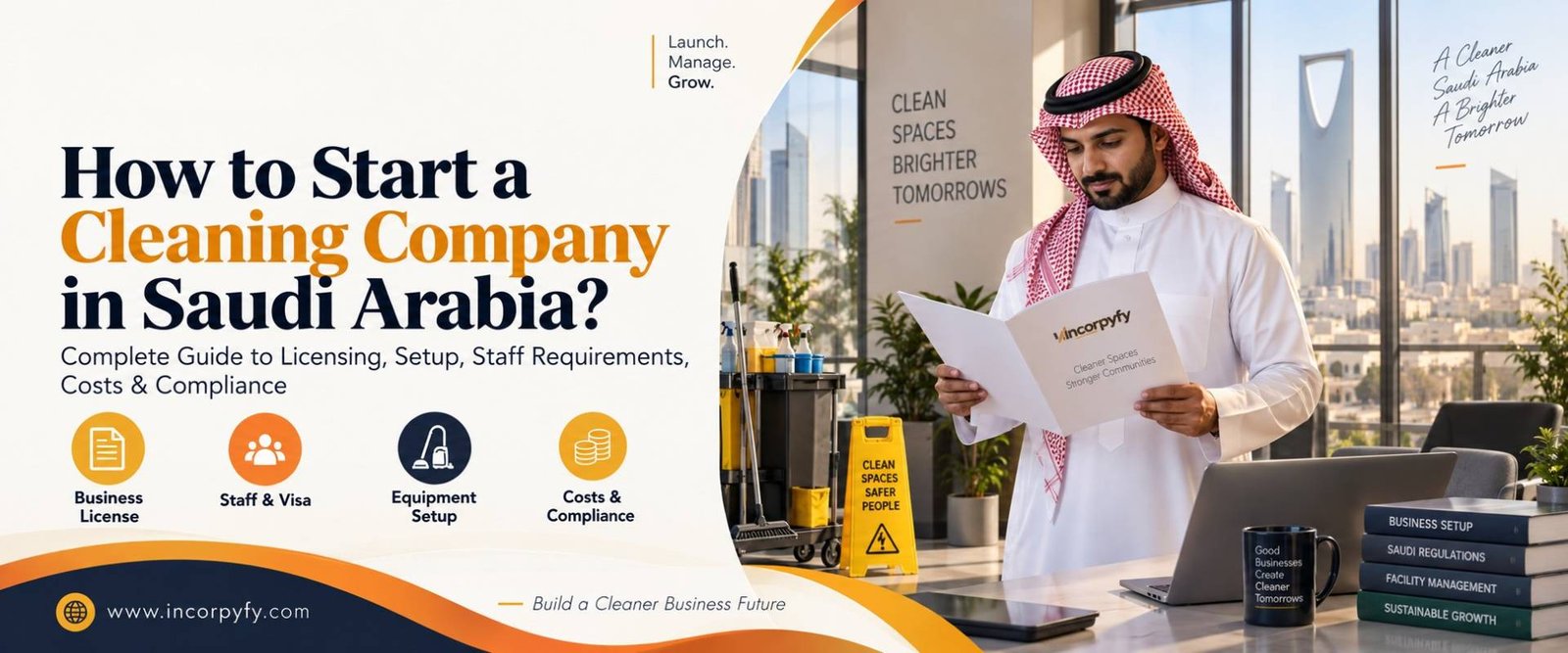 How to start a cleaning company in Saudi Arabia setup guide