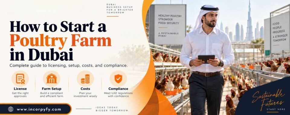 How to start a poultry farm in Dubai licensing and setup guide