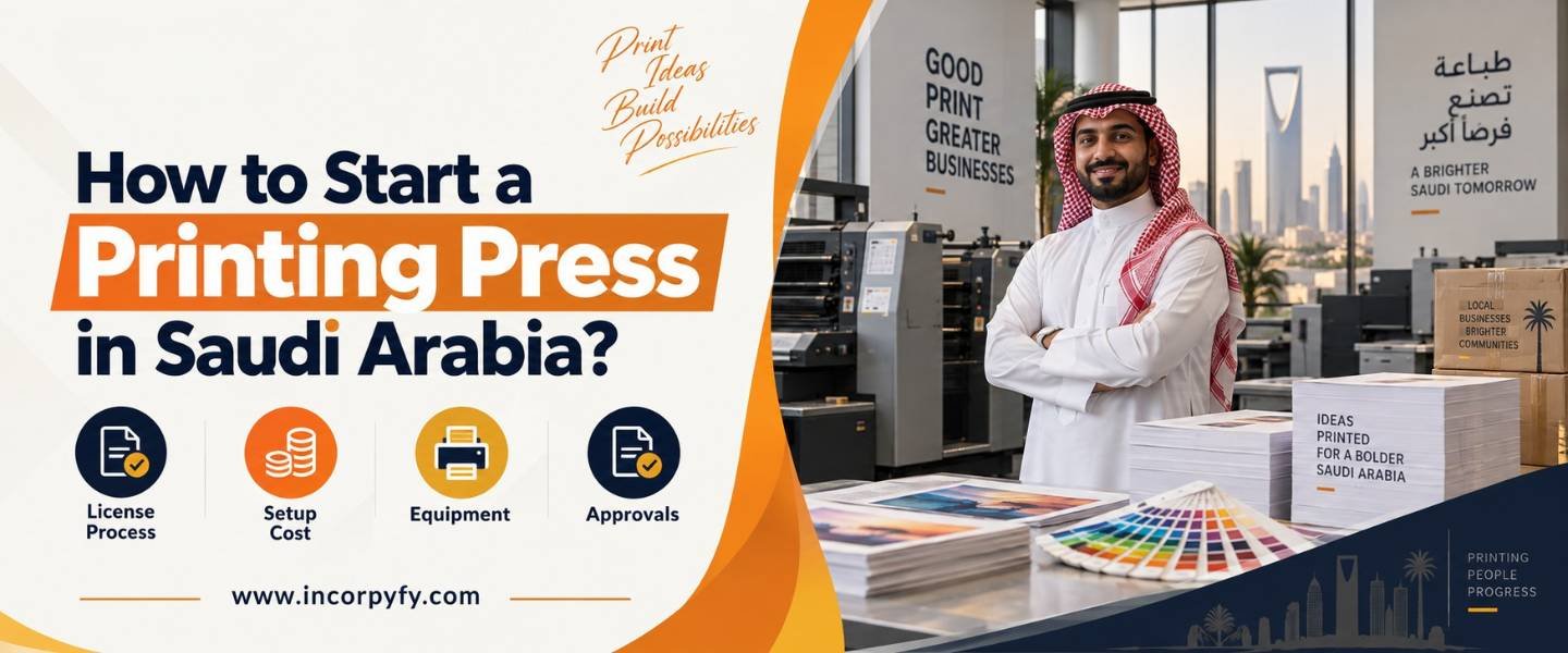 How to start a printing press in Saudi Arabia guide