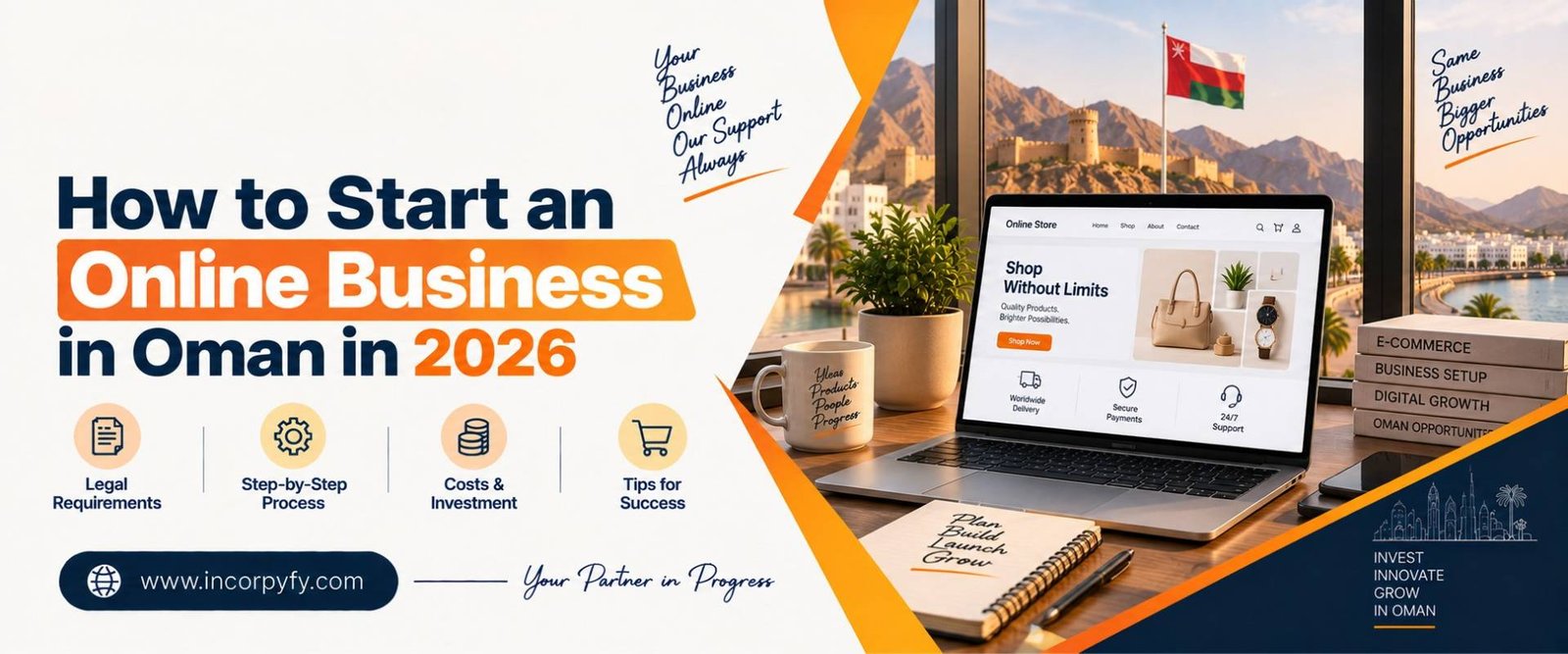 How to start an online business in Oman guide