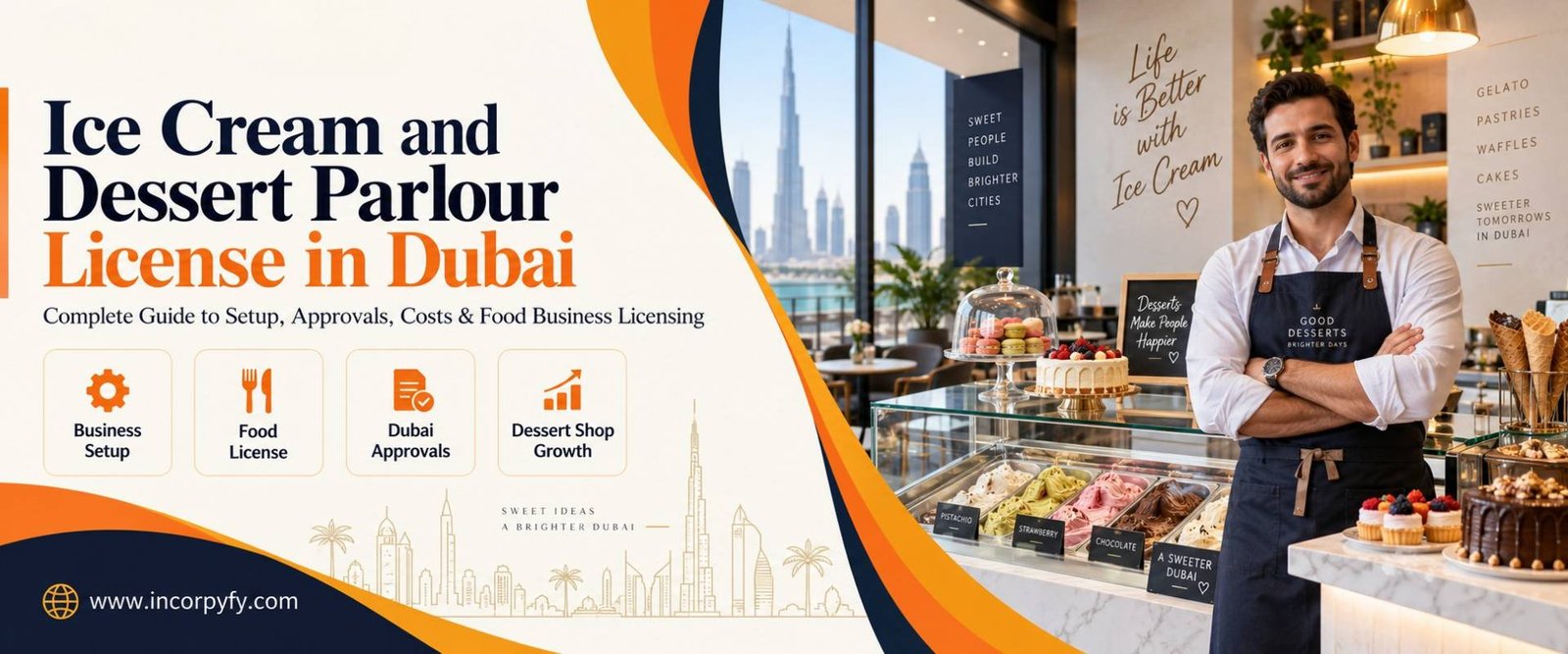 Ice Cream and Dessert Parlour License in Dubai