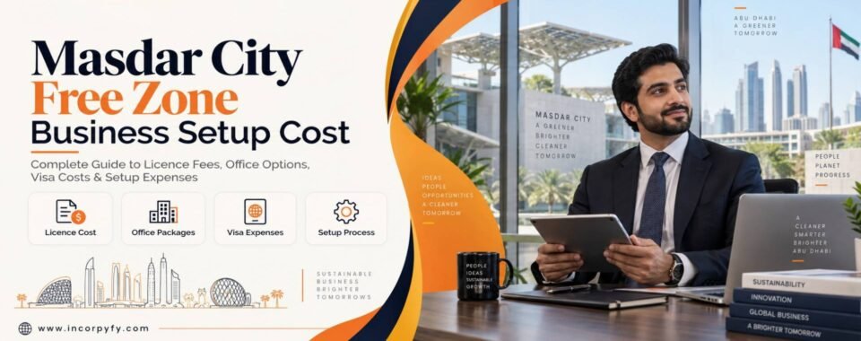 Masdar City Free Zone Business Setup Cost