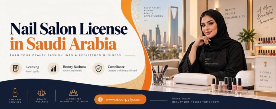 Nail salon license in Saudi Arabia application guide