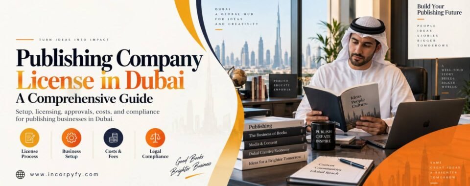 Publishing company license in Dubai setup and cost guide