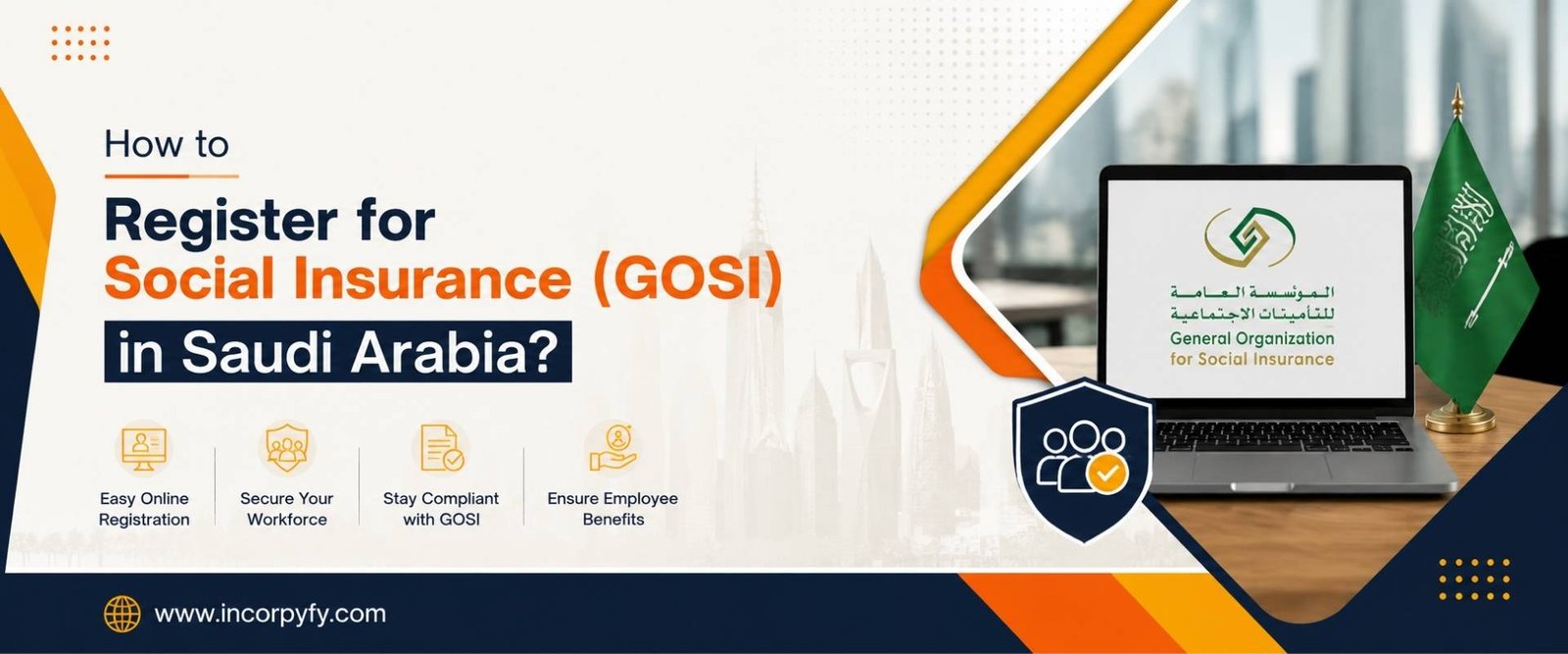 Register for Soical Insurance ( GOSI ) in Saudi Arabia