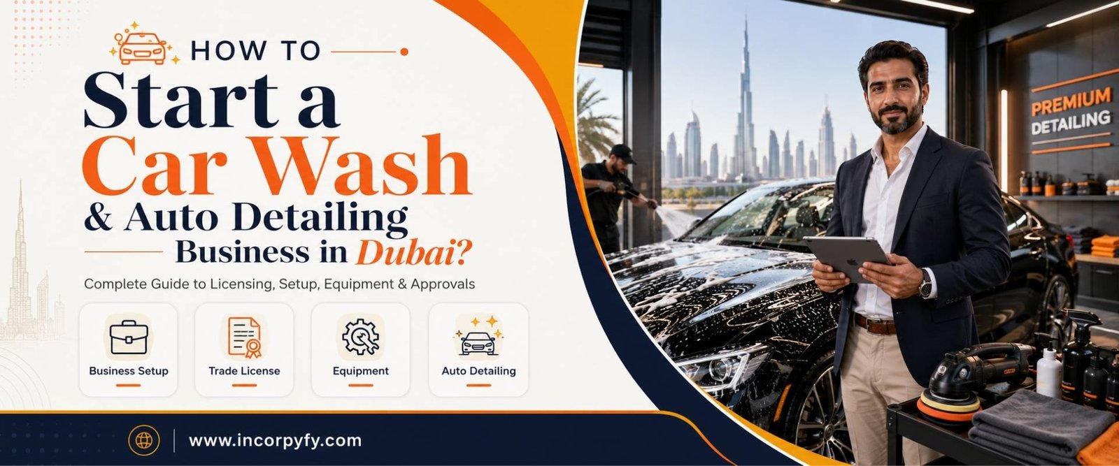 Start a Car wash & Auto Detailing business in Dubai