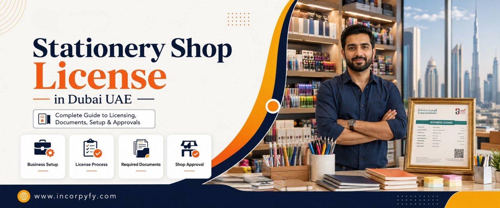Stationery shop license in dubai